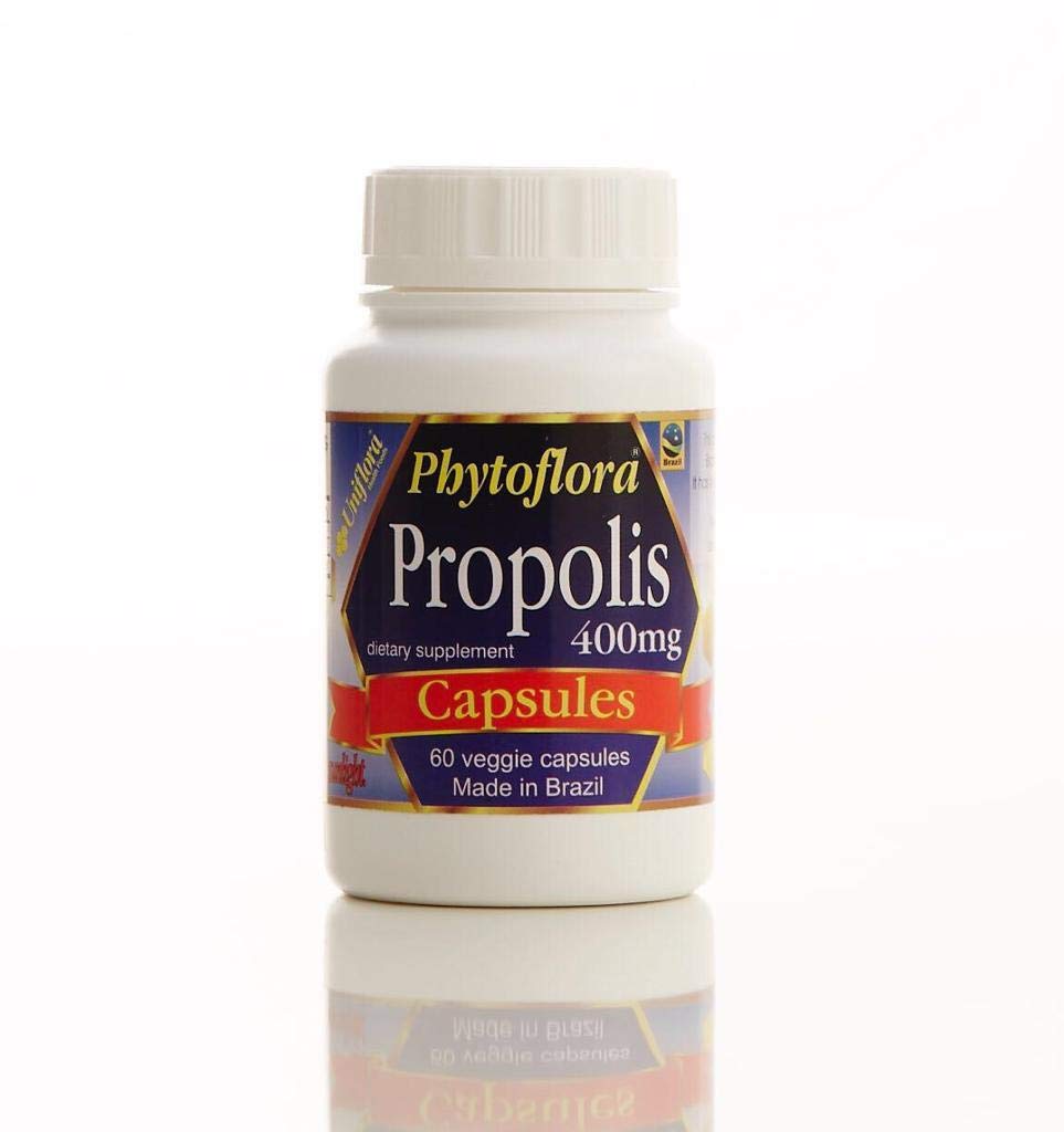 Uniflora Phytoflora Brazilian Green Bee Propolis Capsules 60 Capsules