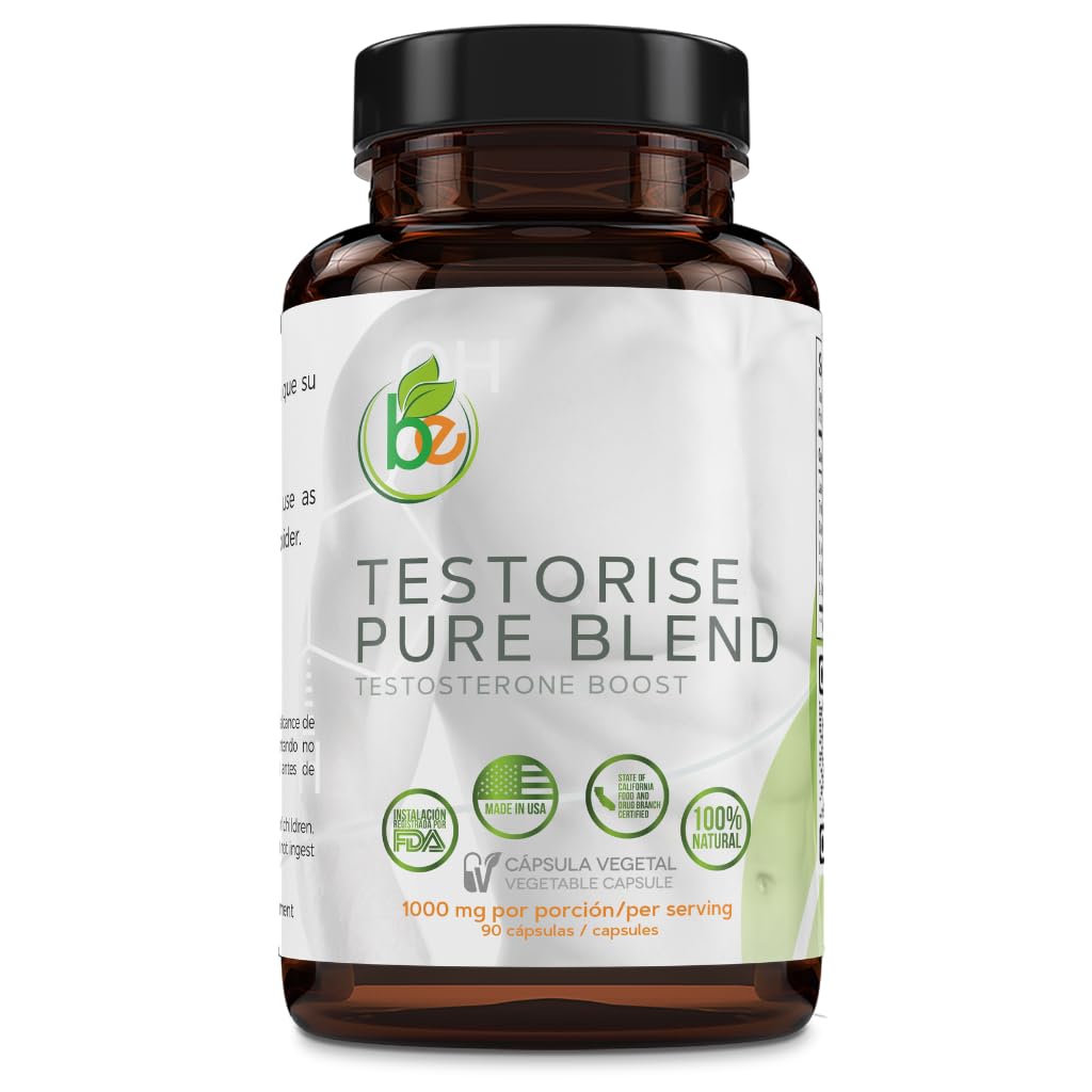 B-Experts Alpha Boost TESTORISE Men’s Vitality & Endurance Formula Veggie Capsules, 90 Count