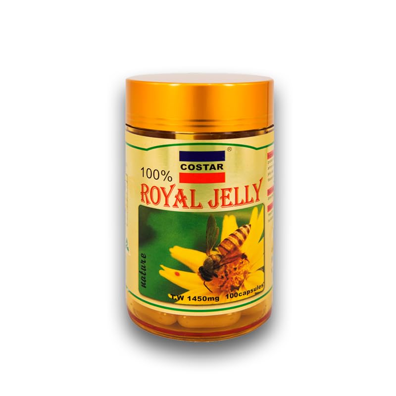 Costar Royal Jelly Supplement Capsules 100 Count