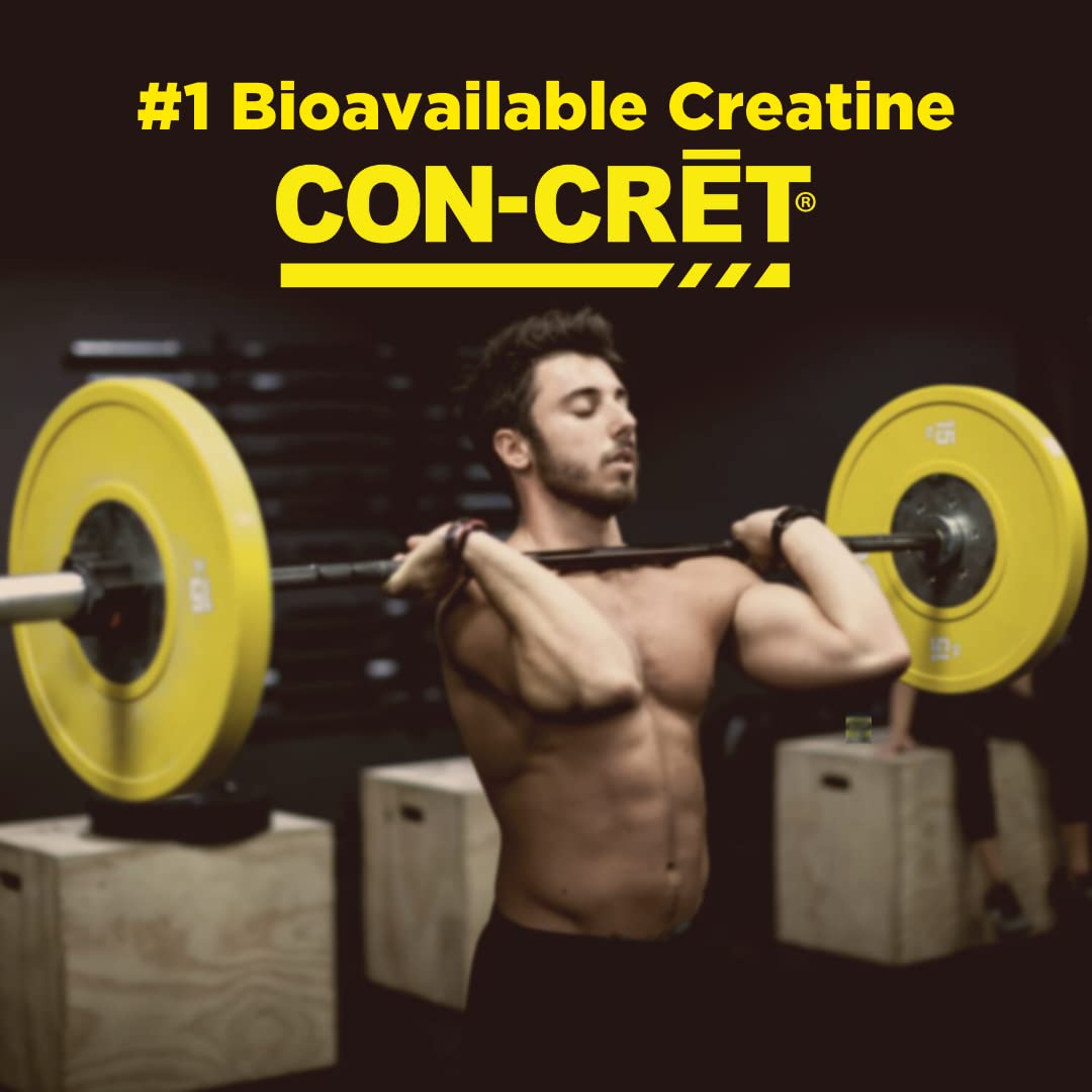 CON-CRET + Test Creatine HCl Capsules with Fenugreek Extract, 60 Capsules