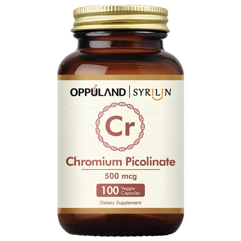 oppuland Chromium Picolinate 500 mcg Capsule, 100 Count