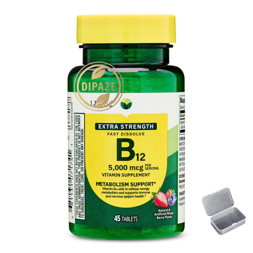Generic Vitamin B12 Fast Dissolve Tablets 5000 mcg, 45 Tablets