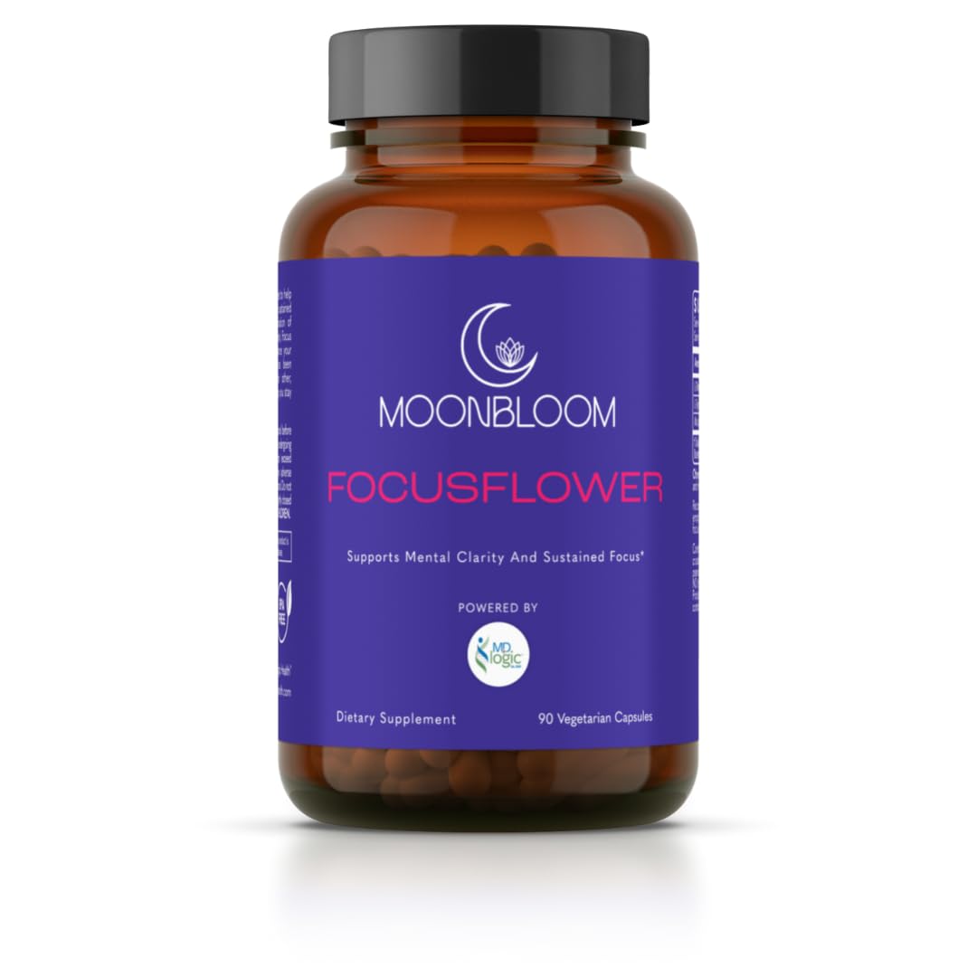 MD Logic Health FocusFlower by MoonBloom Capsule, 90 Vegan Capsules