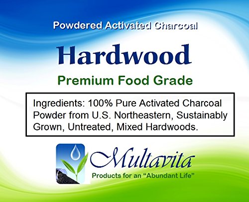 YZTAC Hardwood Activated Charcoal Powder, 16 oz, Premium Food Grade, Made in USA, Mylar Bag