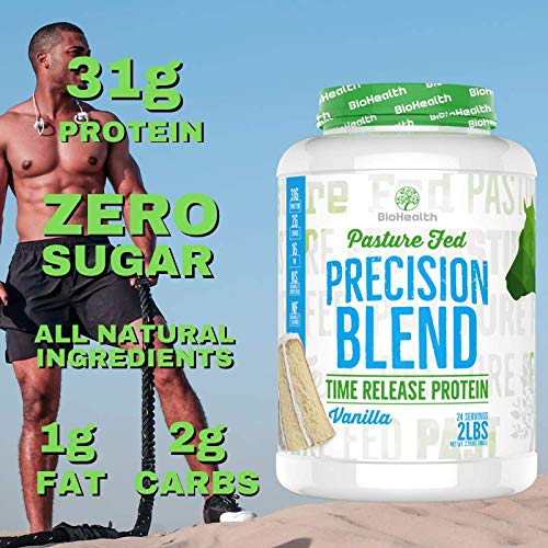 BioHealth Nutrition Precision Blend Protein Whey Protein Powder, 4 Pound (Pack of 1)