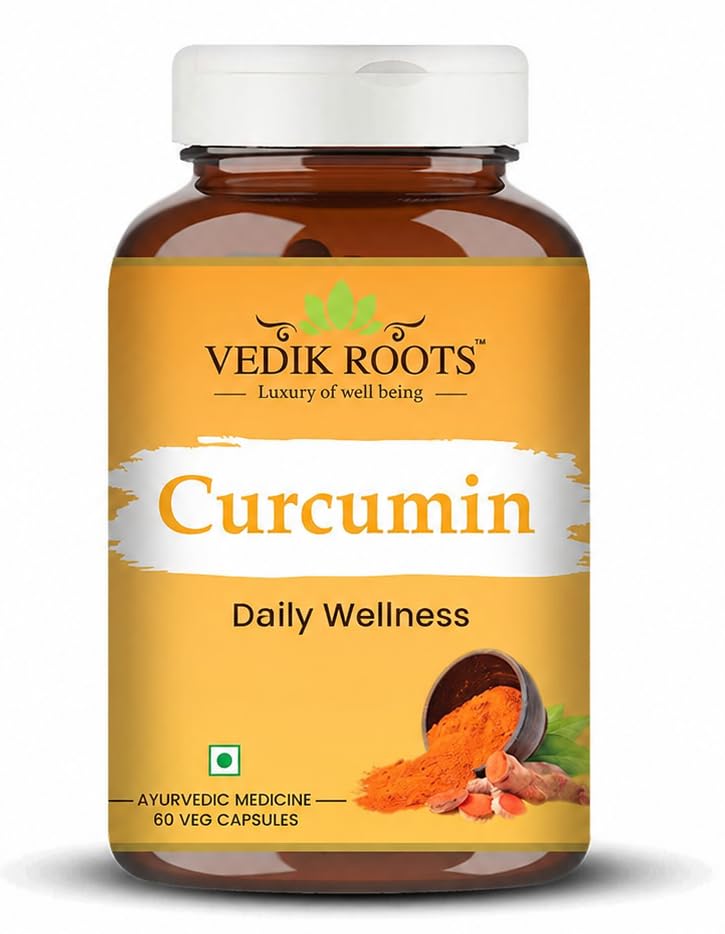 VEDIKROOTS Curcumin Capsules Capsule 1