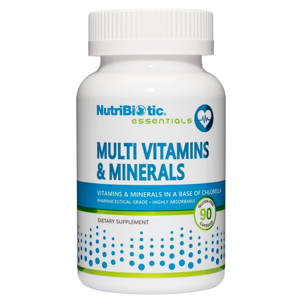 NutriBiotic Multi Vitamins & Minerals Capsule, 90 Count
