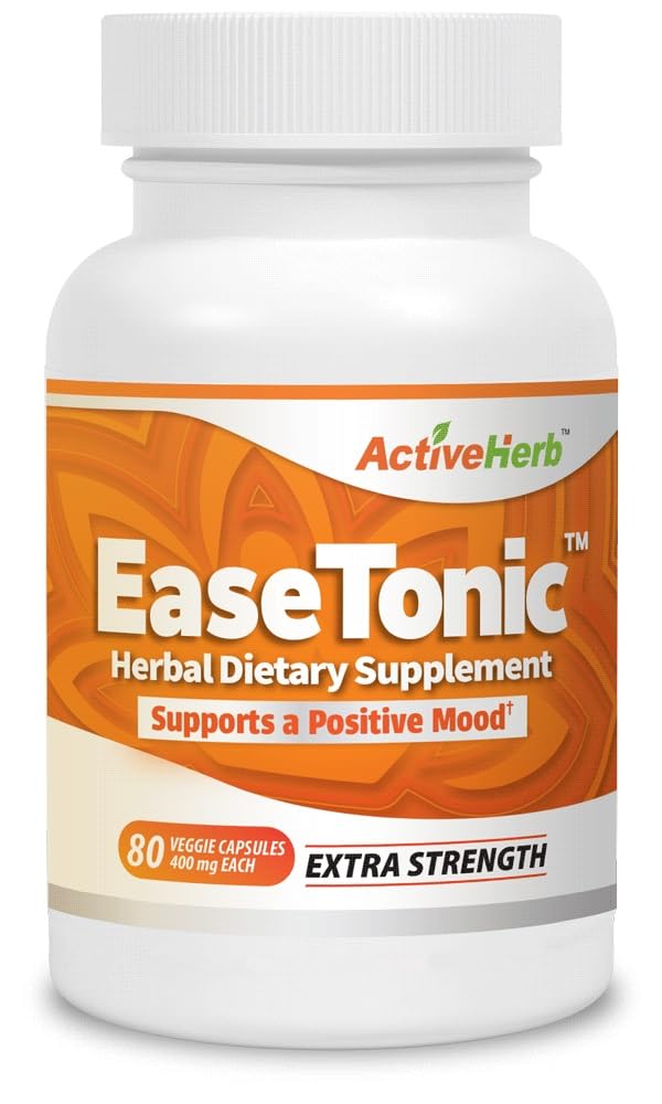 ActiveHerb EaseTonic Herbal Supplement Capsule 80 Count