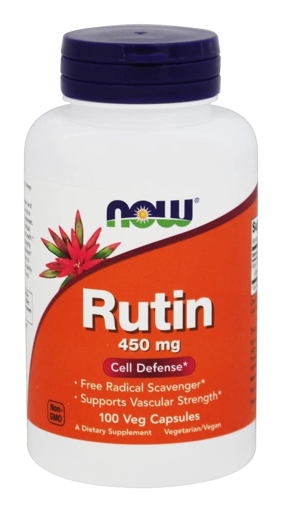 NOW Foods Rutin 450 mg Capsule 1 Count