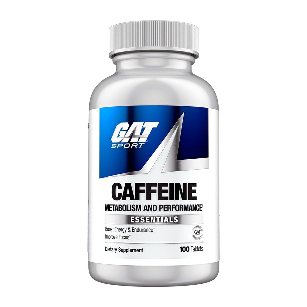 GAT SPORT Essentials Caffeine Metabolism and Performance Tablet, 100 Tablets