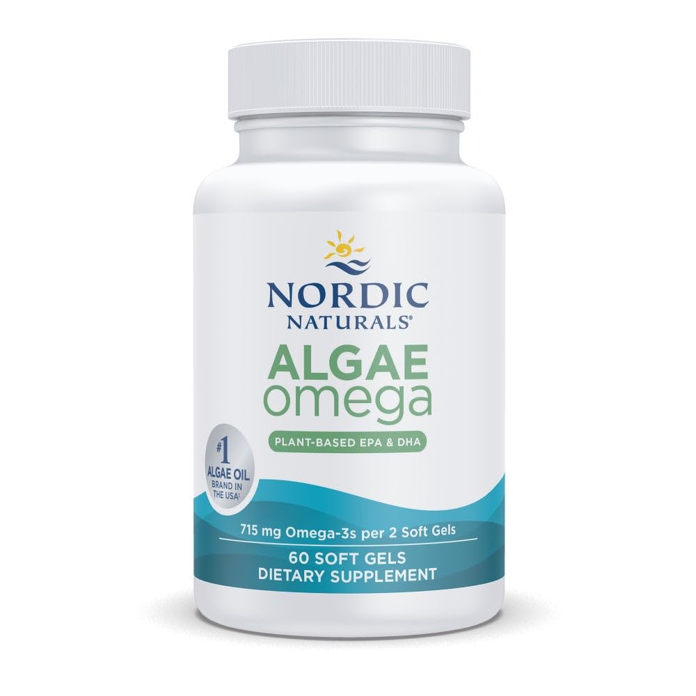 Nordic Naturals Algae Omega Soft Gels 60 Count