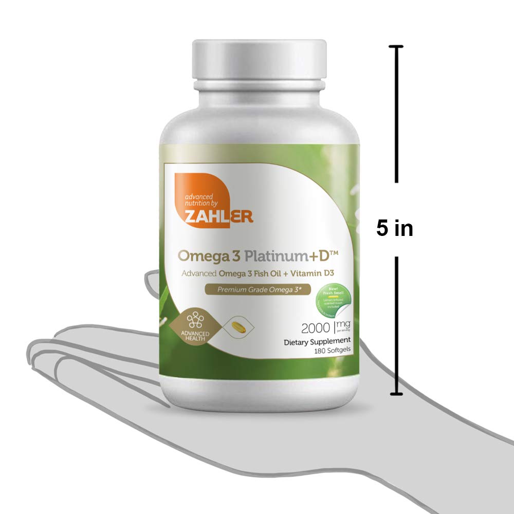 Zahler Omega 3 Platinum +D Softgels 90