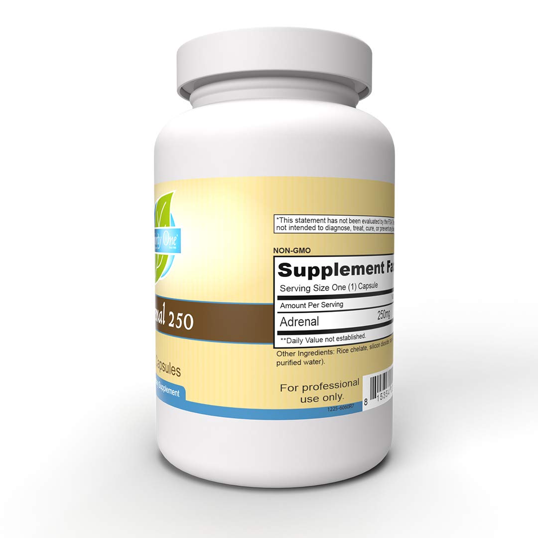 Priority One Adrenal 250mg 90 Capsules