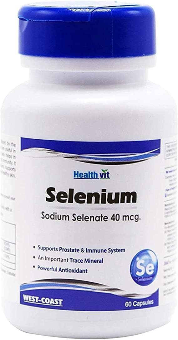 Generic Senta Selenium 40 mcg (Sodium Selenite), 60 Capsules