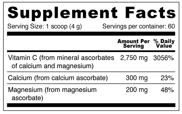 Wellness Resources Buffered Vitamin C Capsules with Calcium & Magnesium, 60 Capsules