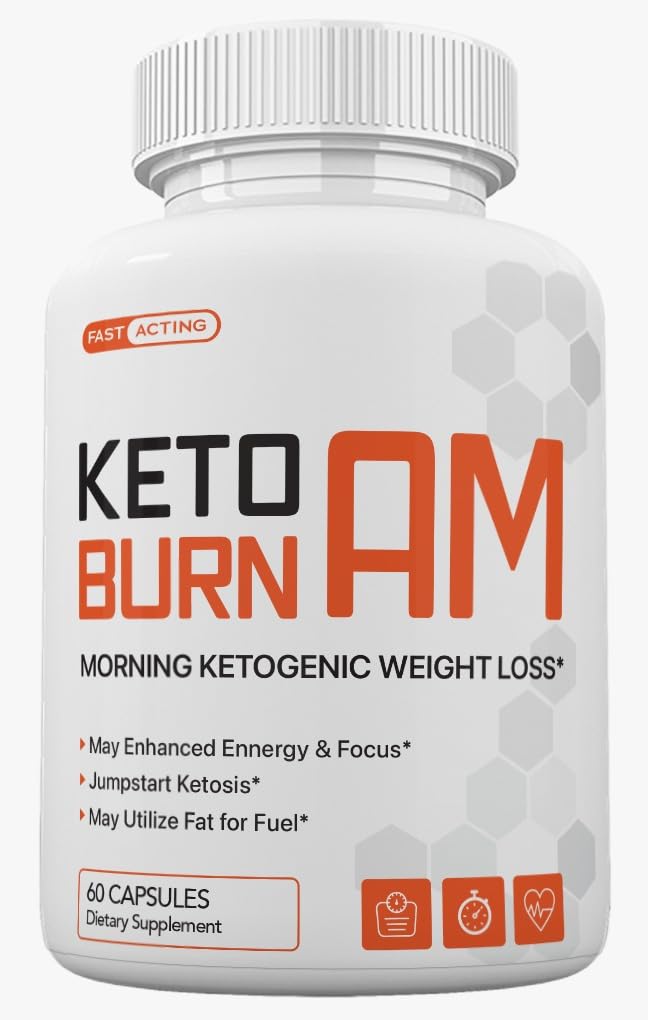 Zonata Keto Burn AM Morning Ketogenic Weight Management Capsules, 60 Count