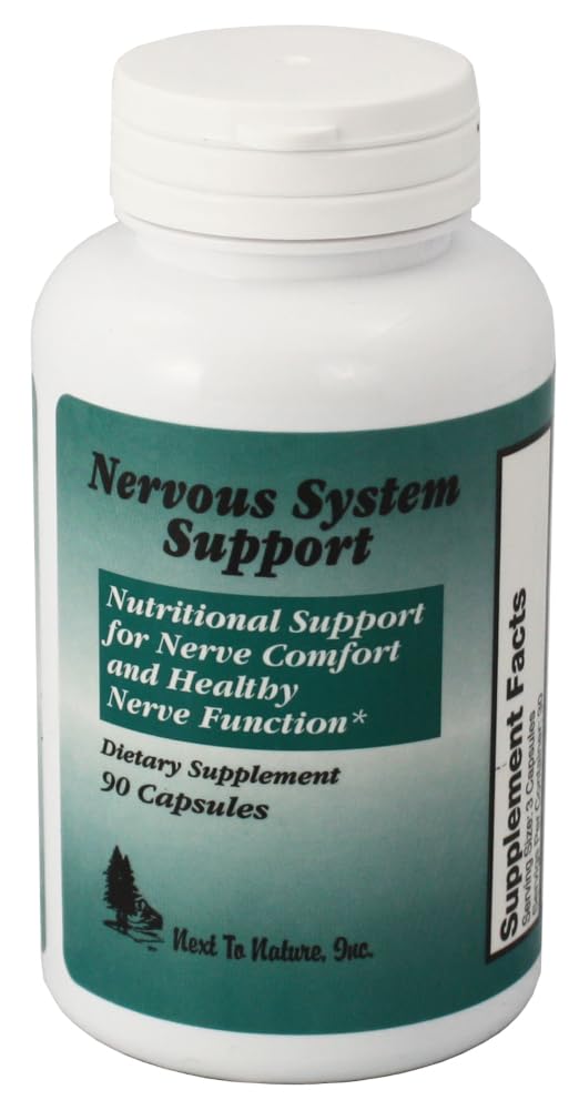 Next to Nature Nervous System Support Supplement with B Vitamins, Alpha Lipoic Acid Capsule, 1 Count