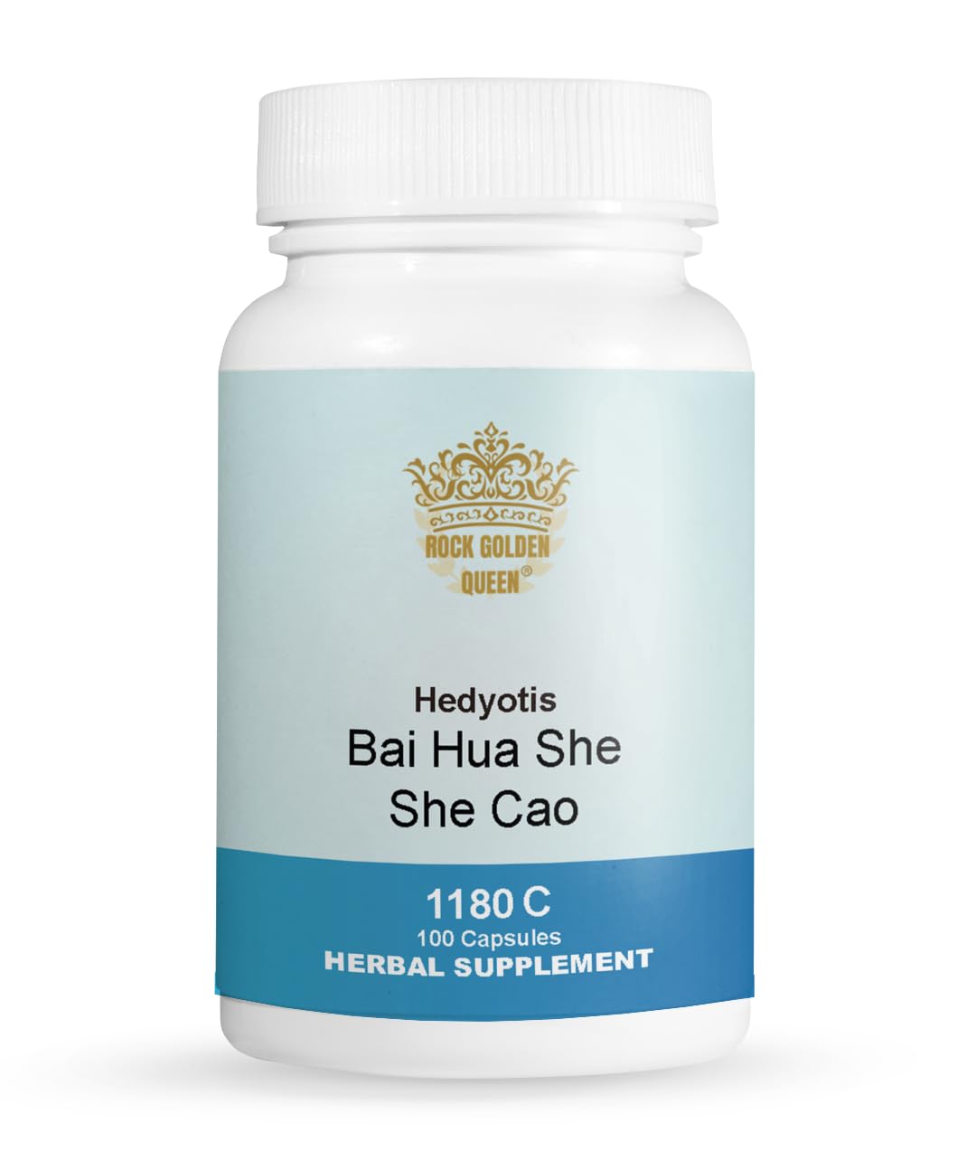 Rock Golden Queen Bai Hua She She Cao, Hedyotis (Raw) 100 Capsules