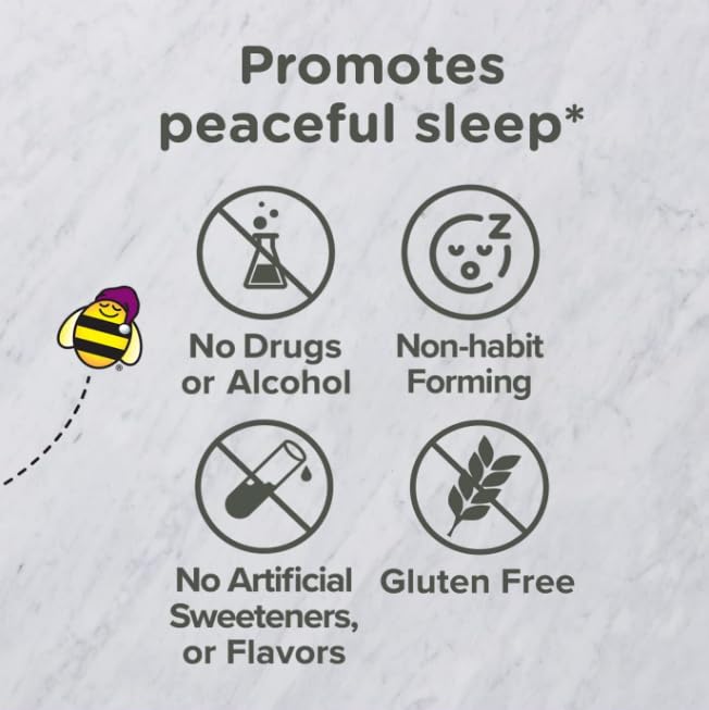 Zarbee's Kids Melatonin Gummies 1mg, Natural Berry Flavored, 50 Count