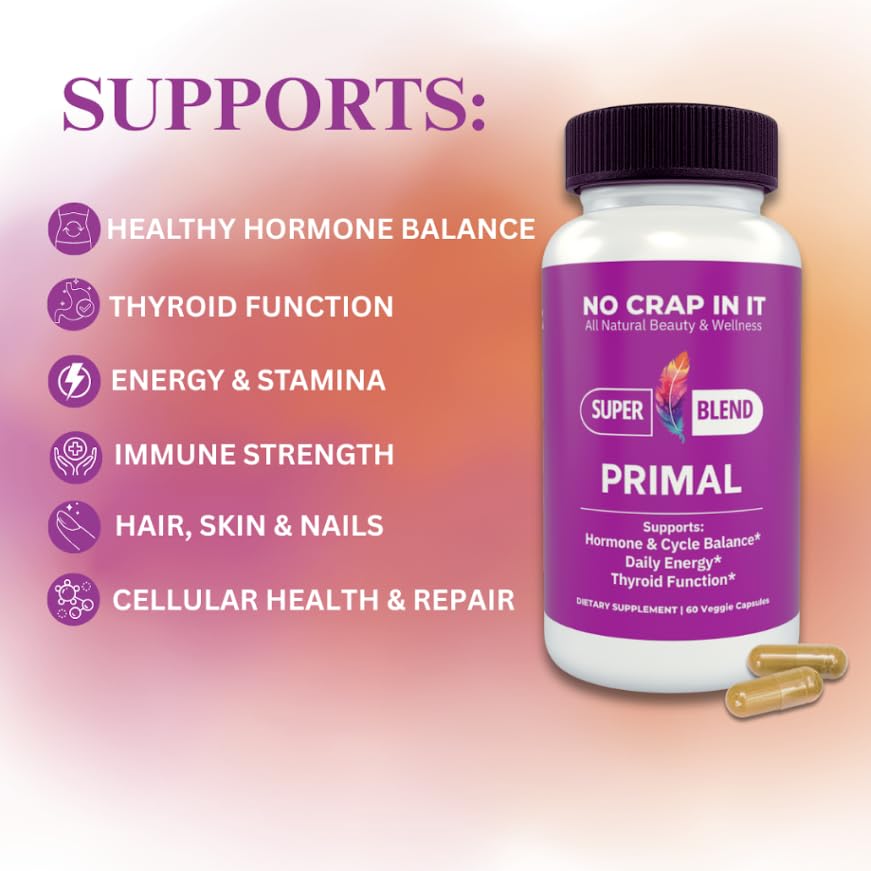 No Crap In It Primal Beef Organ Capsules 60 Capsules