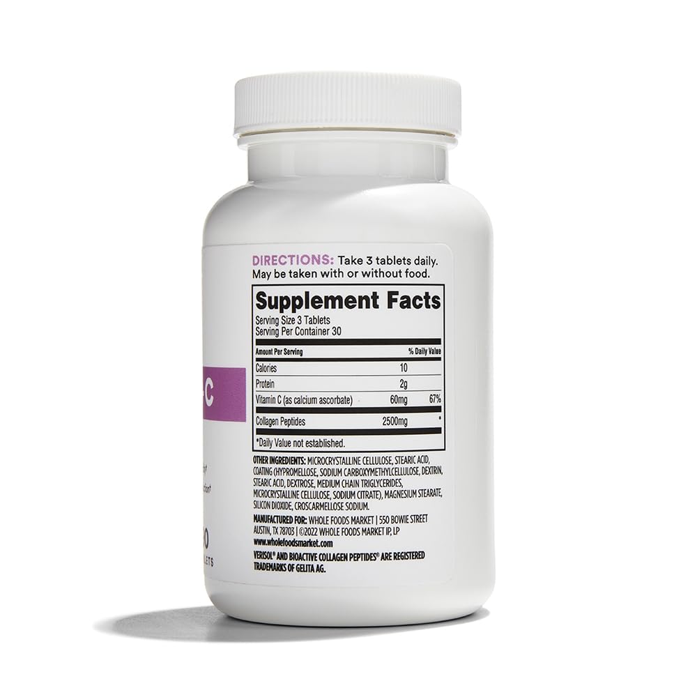 365 by Whole Foods Market Collagen Verisol 2500mg Capsule, 90 Count