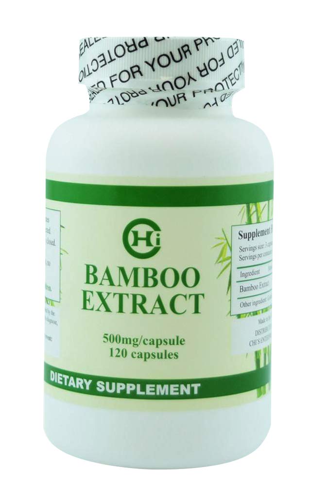 Chi's Enterprise Bamboo Extract 500mg Capsule, 120 Count