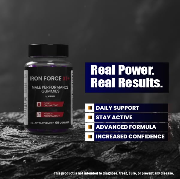 SPRESSO Iron Force XL Gummies 60 Gummies