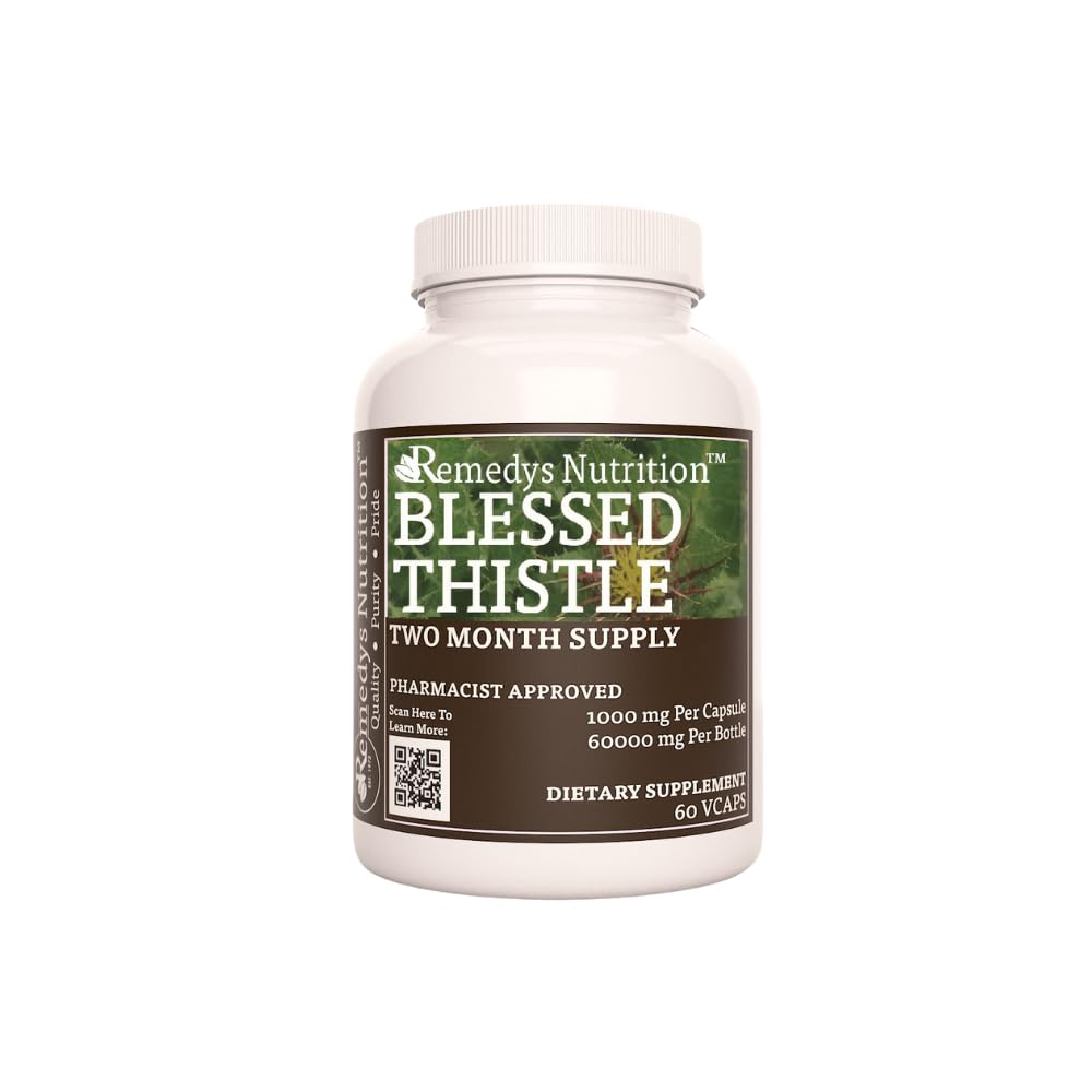 Remedy’s Nutrition Blessed Thistle 1,000 mg Capsules 60 Count