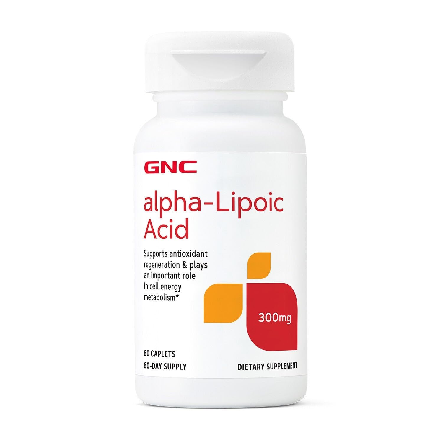 GNC Alpha-Lipoic Acid 300mg Caplet 60 Count