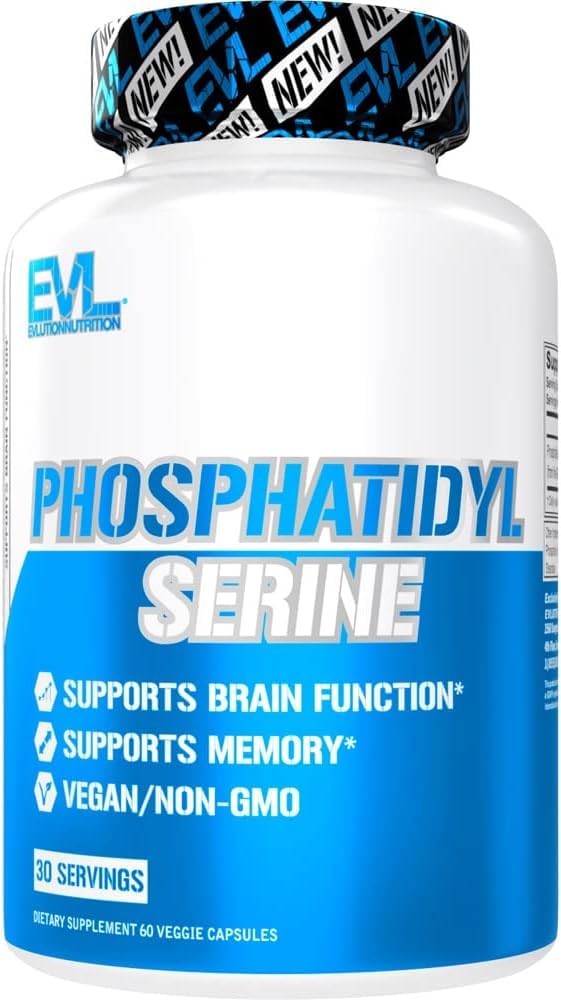 Evlution Phosphatidylserine 300mg Capsule, 60 Count