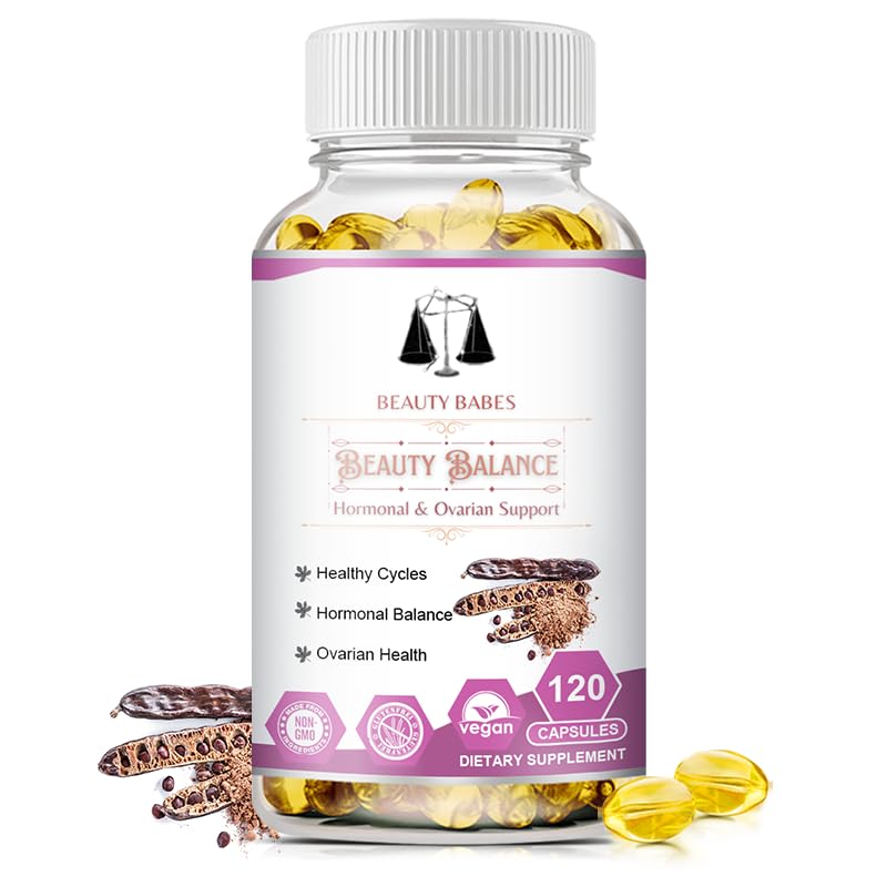 Beauty Babes Myo-Inositol & D-Chiro Inositol PCOS Support Supplement 120 Gel Capsules