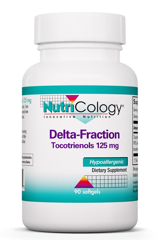Allergy Research Group Nutricology Delta-Fraction Tocotrienols Softgels 90
