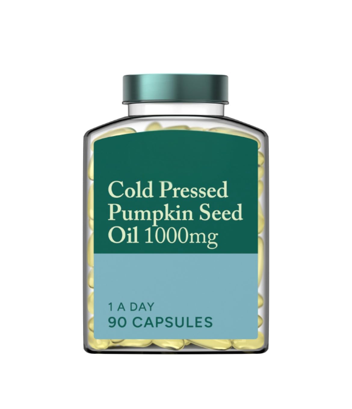 Generic H and B Cold Pressed Pumpkin Seed Oil 1000mg Capsules, 90 Count