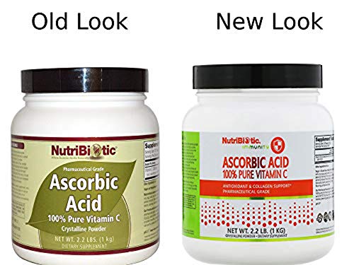 NutriBiotic Ascorbic Acid Crystalline Powder 2000 mg Vitamin C, 35.2 oz