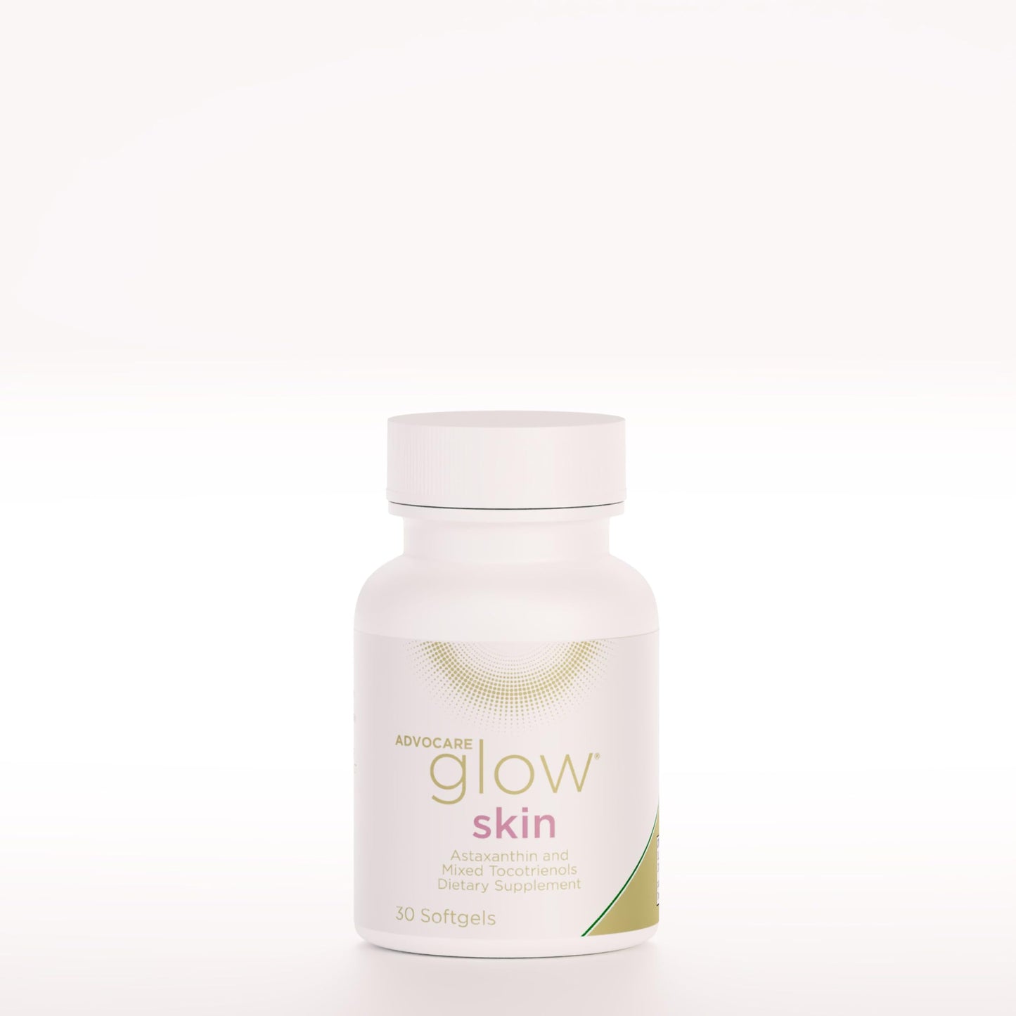 AdvoCare Glow Skin Glowing Skin Care Supplement with Astaxanthin, Carotenoids, Tocotrienols & Vitamin E - Supports Healthy Skin, Hair & Nails, 30 Softgels