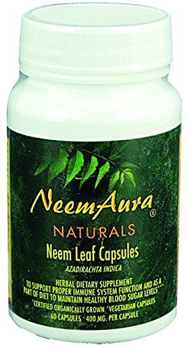 Neemaura Neem Organic Capsules 60 Count