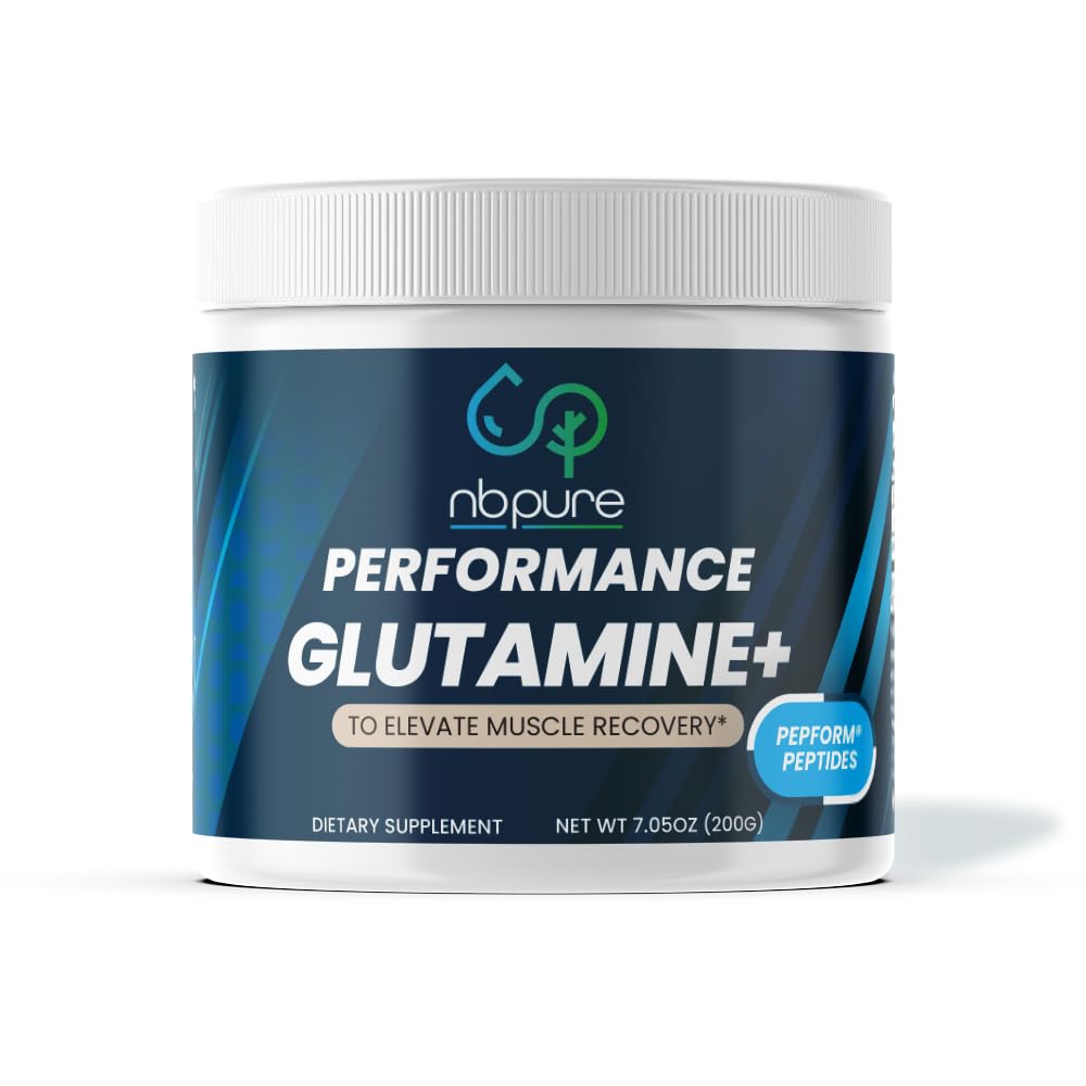 nbpure Performance Glutamine+ PepForm Glutamine Peptides Powder 7.05 Ounce