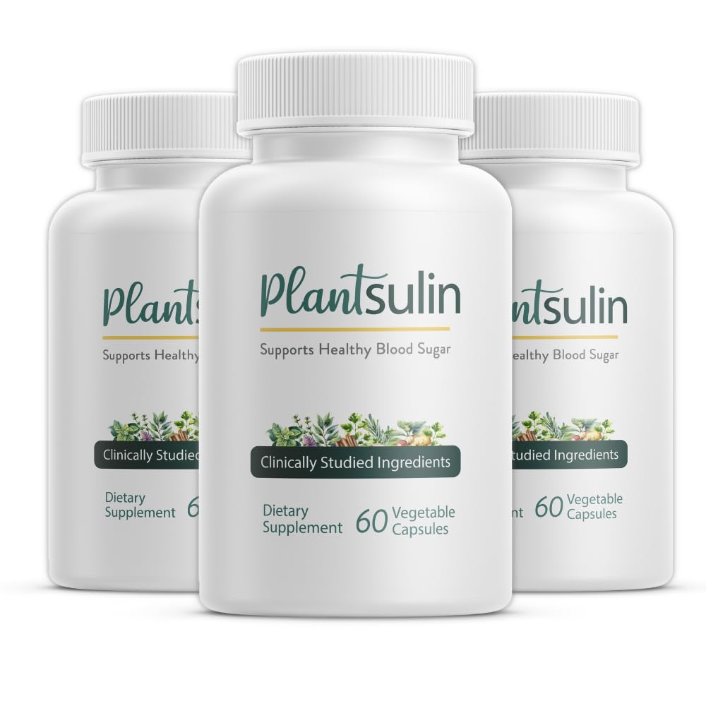 Plantsulin Blood Sugar Support - 11 Plant Extracts Capsules, 180 Count