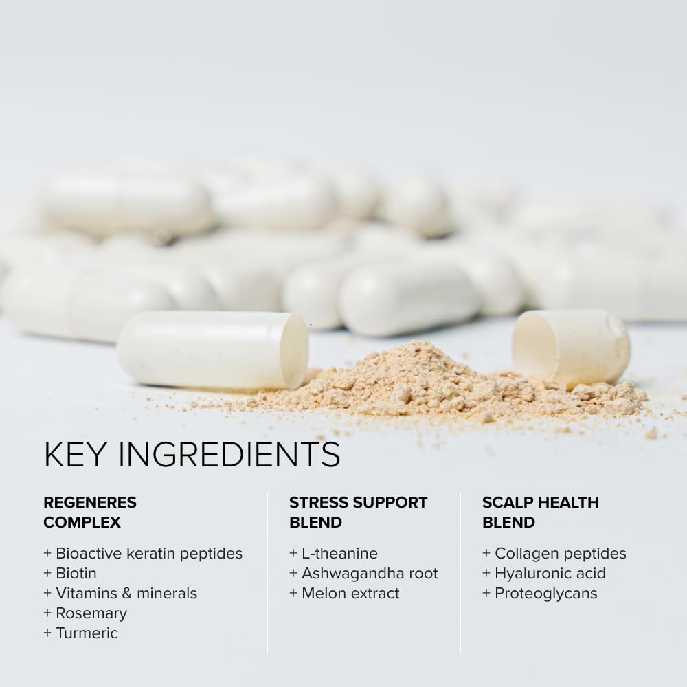 Serovital Hair Regeneres Advanced Hair Growth Supplement Capsules, 90 Capsules