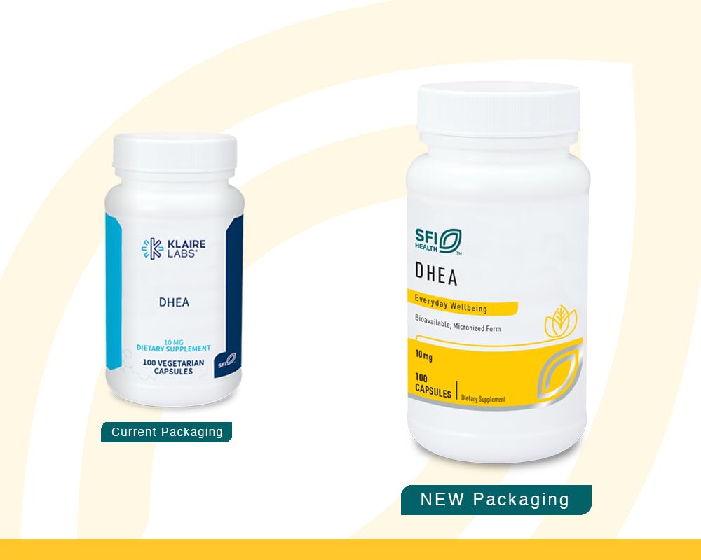 SFI Health DHEA 10 mg Capsules, 100 Count