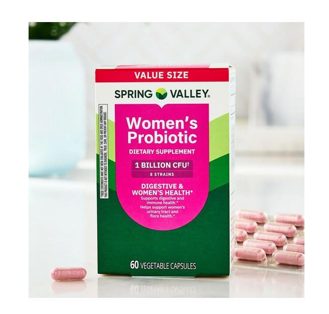 H4U Probiotic Tablets for Digestive Health, 60 Count