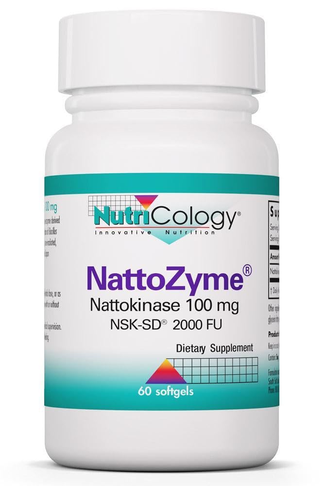 Allergy Research Group NutriCology NattoZyme 100 mg Softgel, 60 Softgels