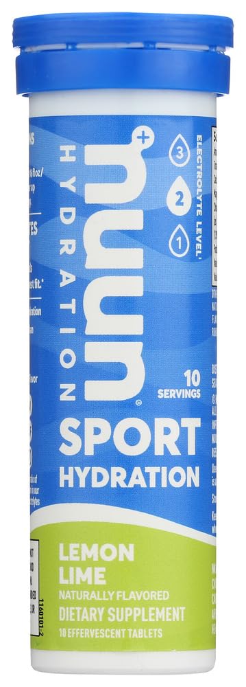 Nuun Active Lemon+Lime Electrolyte Enhanced Drink Tablets, Tablet, 20 Count