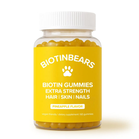Curvy Body Bears BiotinBears Extra Strength Biotin Gummies, 60 Gummies