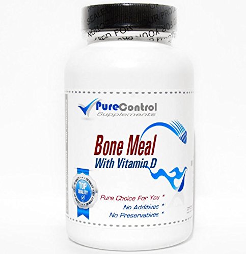 PureControl Supplements Bone Meal with Vitamin D Capsule 1 Count