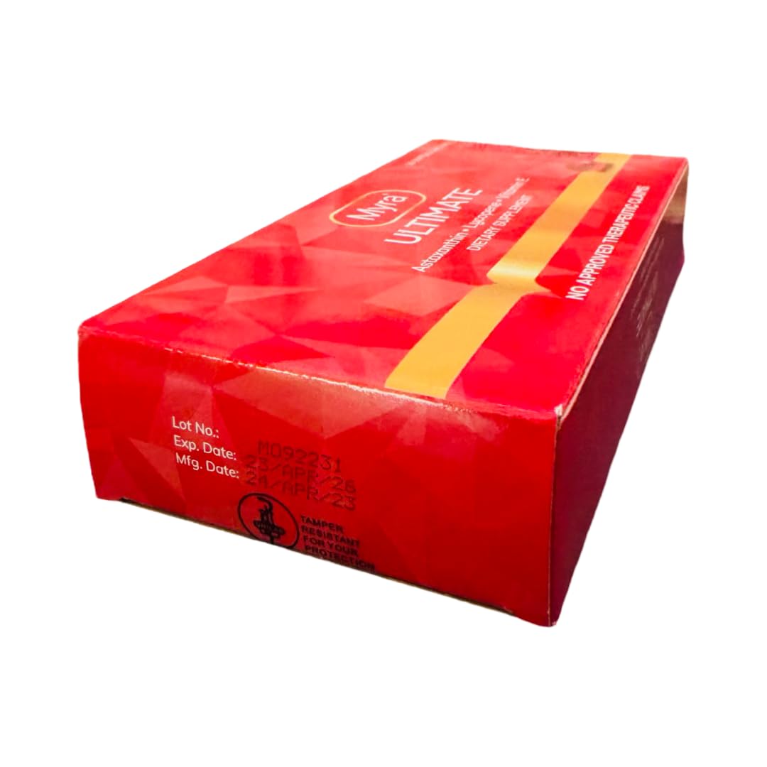 Generic Myra Utimate with Astaxanthin, Lycopene and Vitamin E Softgel 1 Count