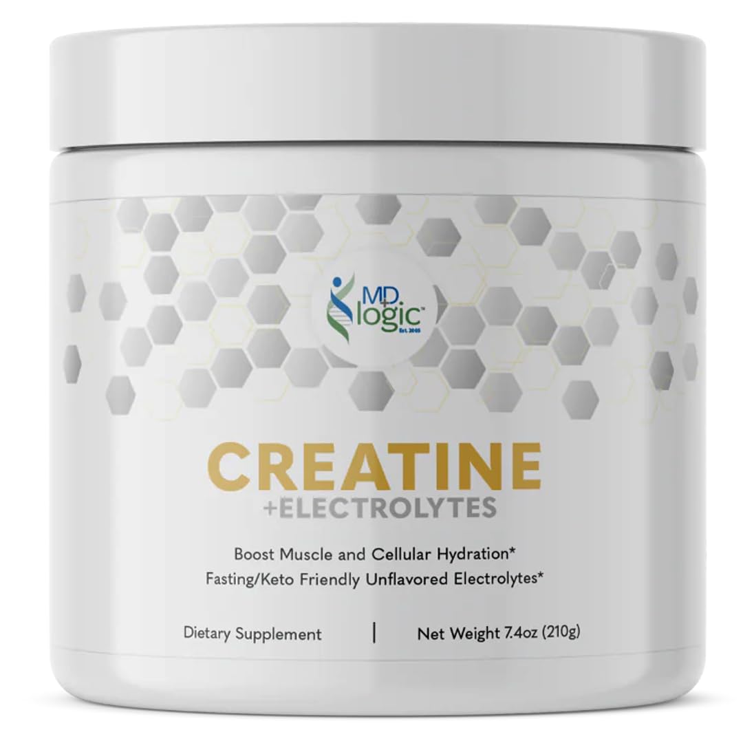 MD Logic Health Creatine + Electrolytes Powder 7.4 Ounce