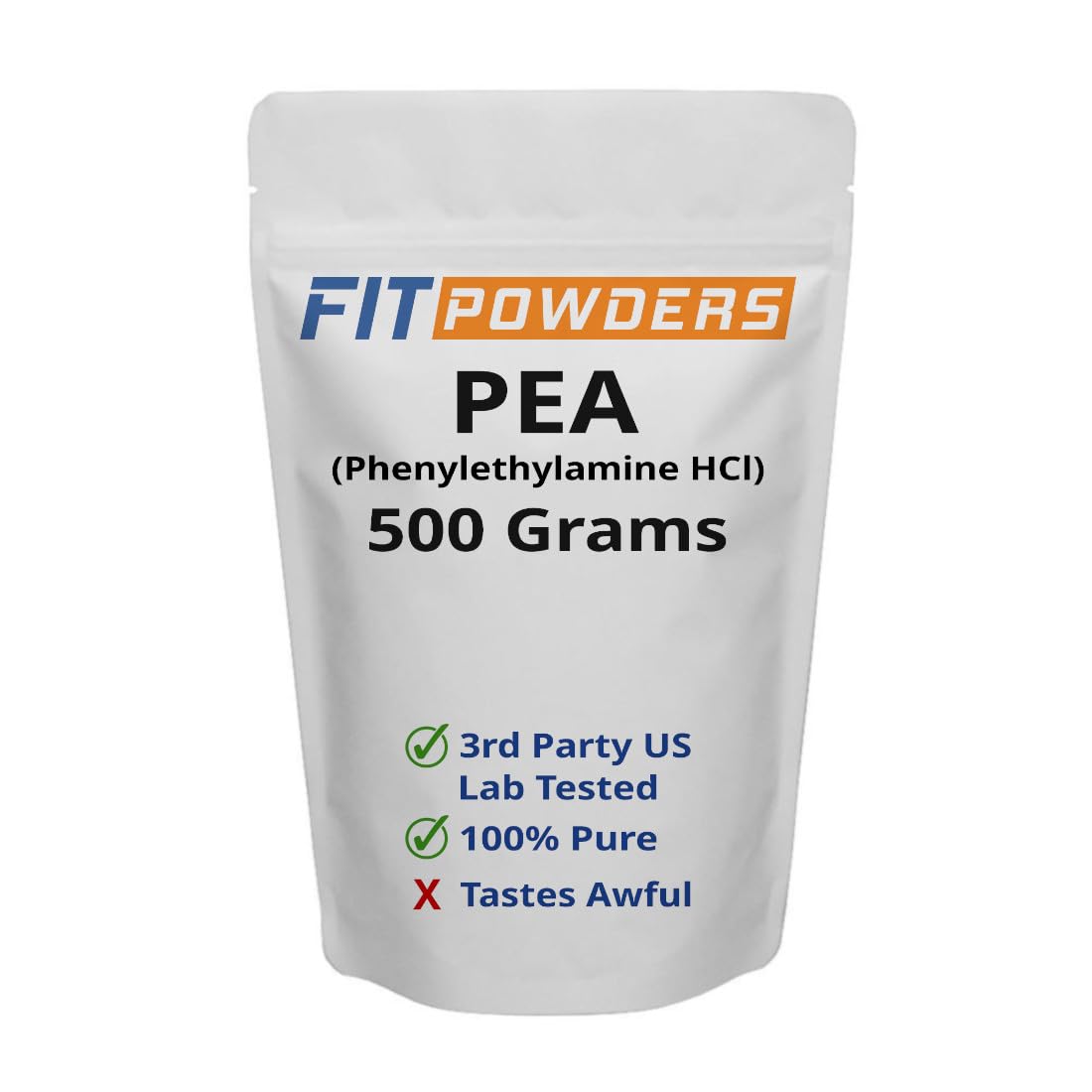 FitPowders Phenylethylamine Supplement (500 Grams) Phenethylamine HCL Form Powder 17.63 oz