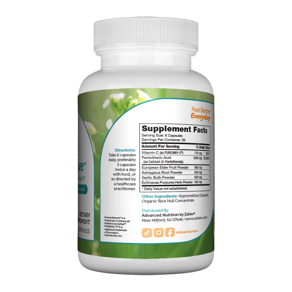 Zahler ImmunAbreve Capsule 180 Capsules