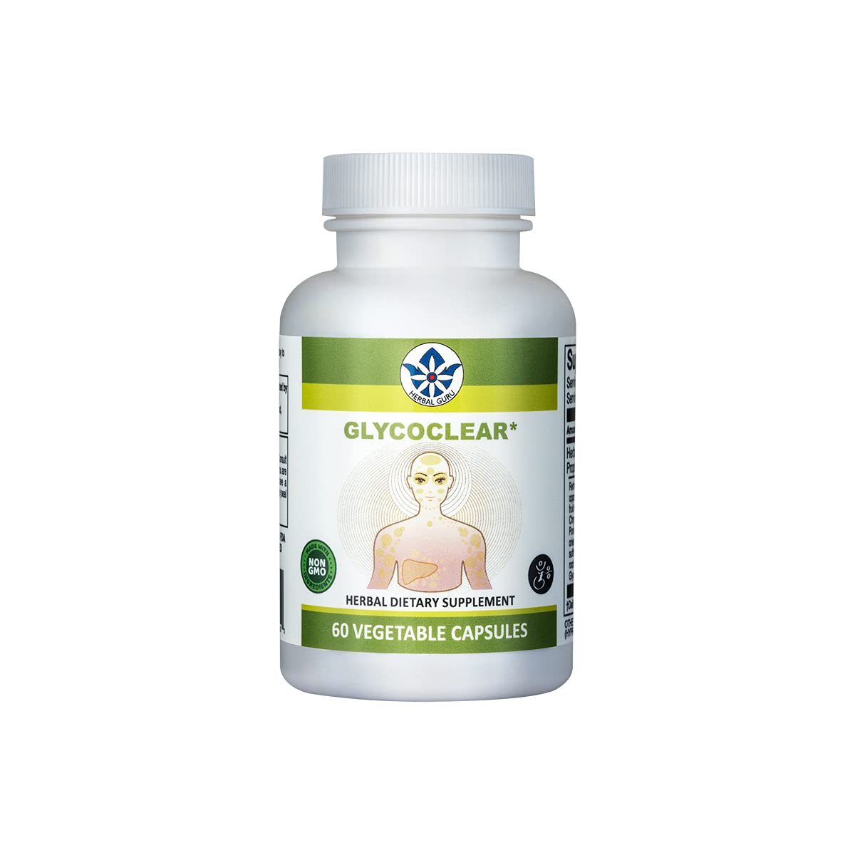 Herb Guru Glycoclear Liver Support Supplement Capsule 1 Count